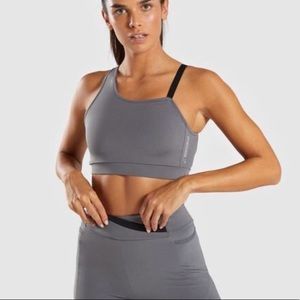 Asymmetrical sports bra / crop top